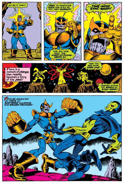 Captain Marvel, Thanos Saga by Jim Starlin Heralds Of Galactus, Astral Regulator Thanos, Captain Marvel Vs Thanos, Marvel Thanos, Comic Book Writers, Marvel Multiverse Saga, Jim Starlin, Captain America Vs Thanos Army, Adam Warlock