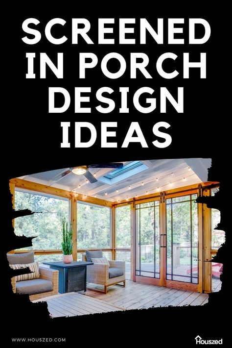 Get inspired with our Screened In Porch Ideas. Our images will help fuel your creativity, taking your design ideas to the next level...Trust Houszed #screenedporchideas #screenedinporchideas #screenedinporchdesignideas #screenedporchdesignideas #screenedinporchdesignmodern #screenedinporchdesign #screenedporchdesign Solarium Decorating Ideas, Little Backyard Ideas, Small Screened Porch, Screened Porch Doors, Porch Mailbox, Screened Front Porches, Deck Skirting Ideas, Screened Back Porches, Sunroom Deck