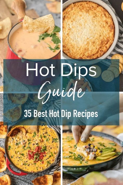 Hot dips are our favorite thing to serve at any and every party. We're talking cheese dips, chicken dips, classic hot dips, and even healthier dip options. Make these easy party dips as party snacks, as game day food, or as appetizers. Here are some recipes for our favorite hot dip recipes! #thecookierookie #dips #partyfood #cheesedip Hot Party Dips, Best Hot Dip, Hot Cheese Dip Recipes, Best Party Dips, Hot Dip Recipes, Recipes Dips, Hot Dips, Dip Recipes Hot, Cheese Dips