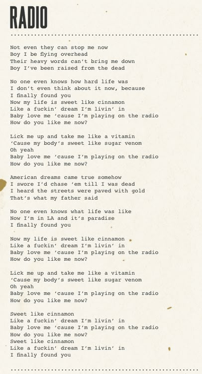 Lana Del Rey Aesthetic Lyrics Radio, Lana Del Rey Radio Lyrics, Song Lyric Posters Aesthetic, Radio Lana Del Rey Aesthetic, Radio Lana Del Rey, Lyrics Lana Del Rey, Ldr Lyrics, Lana Del Rey Radio, Lana Del Rey Music