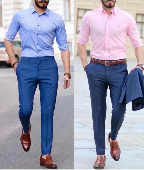 White Shirts Outfits, Blue Pants Outfit, Business Casual Attire For Men, Men's Business Casual, Mens Smart Casual Outfits, Business Casual Dress, Smart Casual Menswear, Mens Business Casual Outfits, Navy Blue Dress Pants