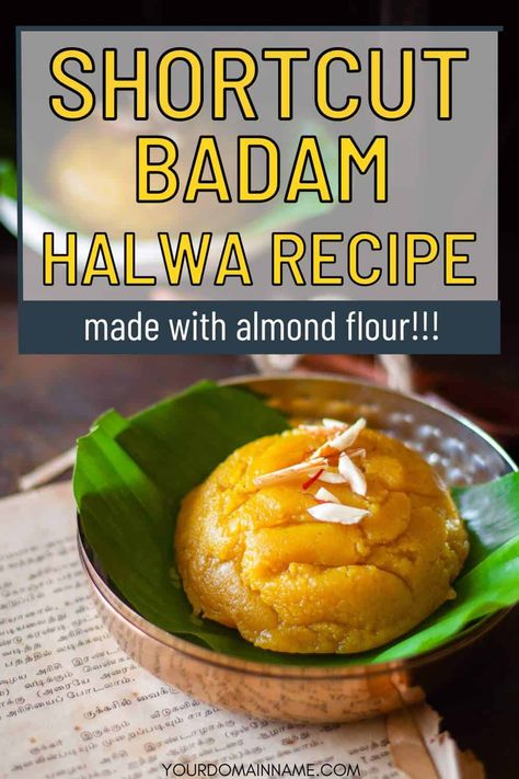 Discover the quickest and easiest way to make delicious Badam Halwa with almond flour, a classic Indian dessert perfect for festivals and special occasions like Diwali. This shortcut recipe ensures instant gratification without compromising on flavor. Watch the video tutorial for step-by-step instructions and serve this sweet treat warm for a delightful taste experience! Badam Halwa, Easy Indian Sweet Recipes, Recipe With Almond Flour, Easy Indian Dessert, Halwa Recipe, Eggless Baking, Indian Dessert, Almond Flour Recipes, Instant Gratification