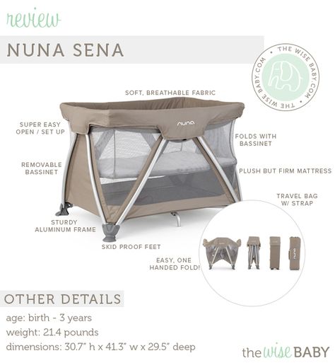 Nuna Sena!!  How adorable and chic is this pack n play?  On sale now with the Nordstrom's Anniversary Sale!!! Nuna Revv, Nuna Travel System, Nuna Pack And Play, Nuna Stroller And Carseat, Nuna Sena, Baby Pack And Play, Baby Giveaways, Best Baby Cribs, Pack N Play