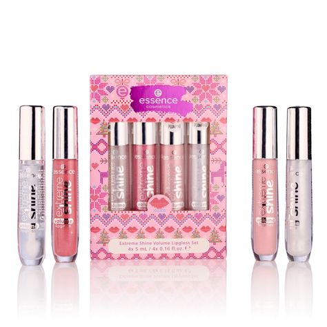 Essence Extreme Shine, Genshin Oc, Holiday Lip, Lip Gloss Shades, Essence Cosmetics, Holiday Beauty, Makeup Product, Lip Gloss Set, Lip Glosses