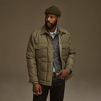 Buck Mason | Eddie Bauer Men’s Winter Coat, Mens Fashion Paris, Sick Fits, Mountain Man Style, Real Outfits, Buck Mason, Rugby Fashion, Eddie Bauer Jacket, Concept Clothing