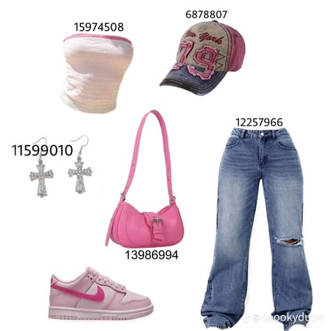 Shein Outfits For School Summer, Y2k Shein Outfits Codes, Shein Outfits Codes, Shein Codes, Outfit Shein, Shein Fits, Shein Finds, Outfits 2000s, Outfit Layout