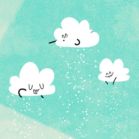 Twerky Clouds: Where The Snow Comes From Snow Gif, Animiertes Gif, Dancing Gif, Motion Design Animation, 2d Animation, Dancing In The Rain, Love Gif, Cute Gif, Motion Design