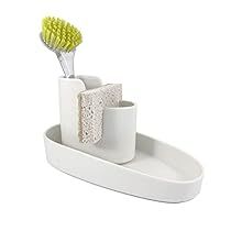 Sink Cleaning, Kitchen Caddy, Ceramic Brush, Clean Kitchen Sink, Elegant Tray, Scrub Brushes, Cleaning Items, Olive Oil Bottles, Scrub Brush