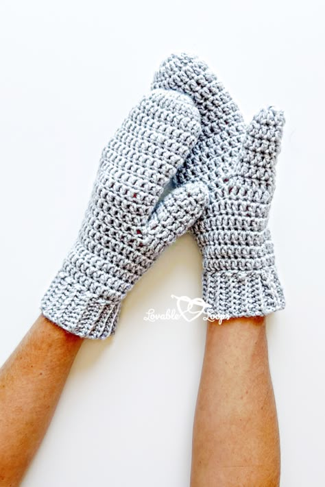 Crochet Mittens Pattern for Beginners (free & easy) Mitten Crochet Pattern, Crocheted Scarf Patterns, Mitten Crochet, Easy Crochet Beginner, Crochet Basic Stitches, Crochet Blanket C2c, Crochet Gloves Free Pattern, Mittens Free Pattern, Chunky Yarn Crochet Pattern