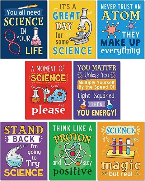 Science Classroom Posters, Class Poster Design, Chemistry Poster, Physics Gifts, Chemistry Posters, Science Posters, Science Classroom Decorations, Class Poster, Classroom Wall Decor