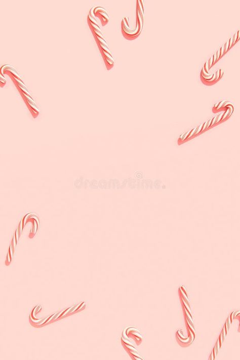 Christmas New Year greeting card with candy canes on pastel pink background with copy space royalty free stock photos Top View Illustration, Space Royalty, Pastel Pink Background, New Year Greeting Card, Christmas Background Images, New Year Greeting, Candy Cards, New Year Greeting Cards, Icon Set Vector