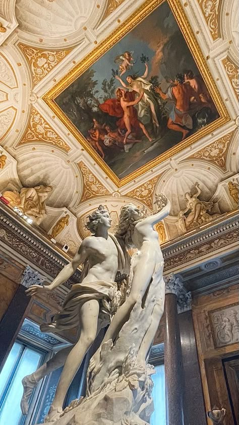 bernini’s statue of Apollo and Daphne more close up Greek God Sculptures, Apollo And Daphne, Bernini Sculpture, Pretty Architecture, Apollo Statue, Church Aesthetic, Greek Architecture, Rennaissance Art, Greek Mythology Art