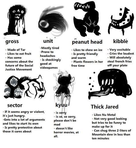 Template by riddlesinpaint (pretty sure, correct me if I’m wrong). Which one do y’all think I am lol Tag Yourself Meme, Art Stories, Tag Yourself, Monster Design, Funky Art, Drawing Tips, Horror Art, Art Blog, Character Design Inspiration