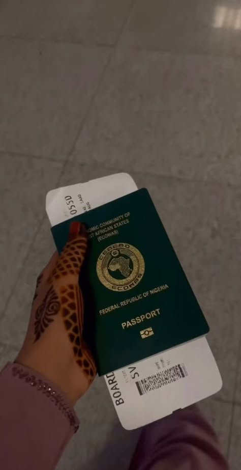 Nigerian Passport Aesthetic, Nigeria Passport, Nigeria Aesthetic, Nigerian Passport, 2025 Goals, International Passport, Nigerian Culture, Passport Pictures, Passport Travel