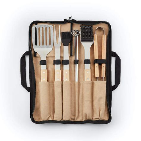 12 Tailgating Essentials for Your Wedding Registry Wedding Registry Items, Barbecue Tools, Grilling Tools, Grill Accessories, Bbq Accessories, New Homeowner, Utensil Set, Good Good Father, Cooking Utensils