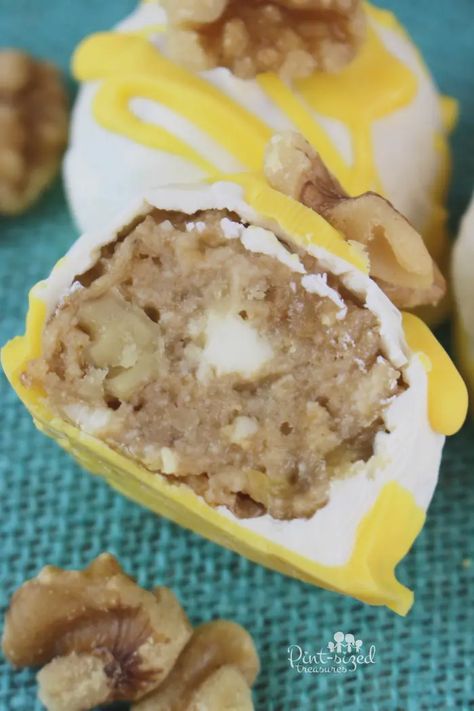 Banana Bread Balls, Banana Candy Recipes, Banana Bread Cake Pops, Banana Truffles, Banana Bread Truffles, Best Banana Nut Bread, Best Banana Bread Recipe, Peanut Butter Banana Bread, Cookie Balls