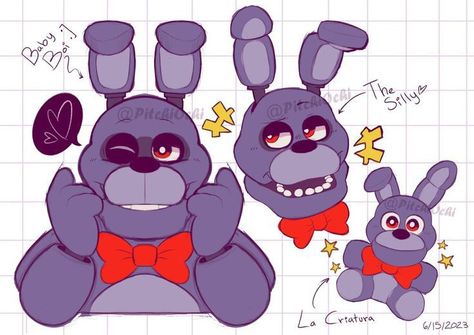 Cute Fnaf Art, Bonnie Fnaf Drawing, Fnaf 1 Bonnie, Bonnie Fnaf Art, Bonnie Drawing, Fnaf Bonnie, Bonnie Fnaf, Fanart Sketch, Fnaf Oc