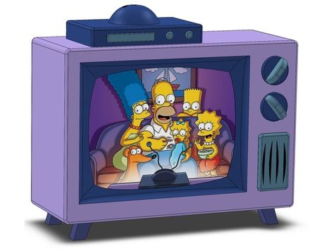 Simpson Tv, The Simpson, Middle School Art, Environment Design, Music Love, The Simpsons, Art School, Super Mario, Birthday Decorations