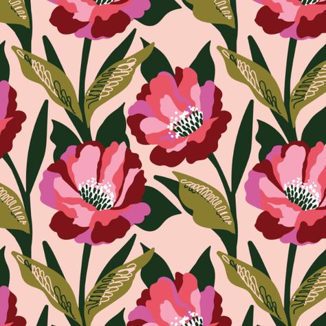 PATTERNS | Pattern and Design Floral Graphic Design Illustration, Repeating Floral Pattern, Floral Surface Pattern Design, Flower Art Design Illustrations, Flowers Pattern Illustration, Art Patterns Design, Graphic Pattern Design, Floral Pattern Illustration, Flower Pattern Art