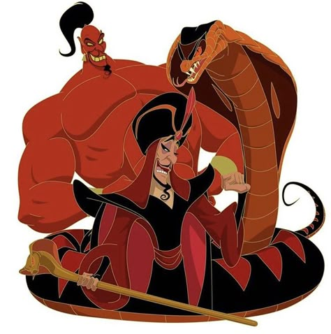 Disney Jafar, Evil Cartoon Characters, Pixar Villains, Disney Characters As Humans, Disney Names, Characters As Humans, Movie Villains, Evil Disney, Dark Disney