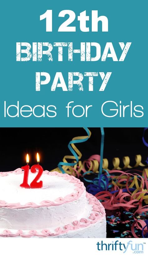 Planning a successful birthday party for your young teen can be a challenge. This is a guide about 12th birthday party ideas for girls. 12th Birthday Themes For A Girl, 12th Girl Birthday Party Ideas, Birthday Party Themes For 12 Year Girl, 12 Yrs Old Girl Birthday Ideas, Ideas For 12th Birthday Party Girl, 12 Birthday Ideas Girl, 12th Birthday Ideas For A Girl, Turning 12 Birthday Ideas, Birthday Themes For 12 Year Girl