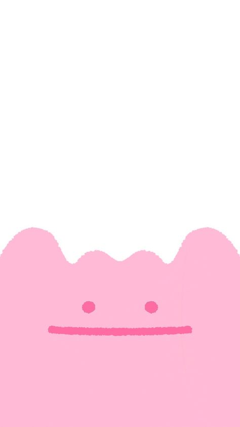 Ditto Wallpaper Iphone, Cute Pokemon Wallpapers Aesthetic, Pink Monster Wallpaper, Cartoon Wallpaper Aesthetic, Pokemon Pink, Monster Wallpaper, Pink Monster, Jelly Wallpaper, Iphone Lockscreen Wallpaper