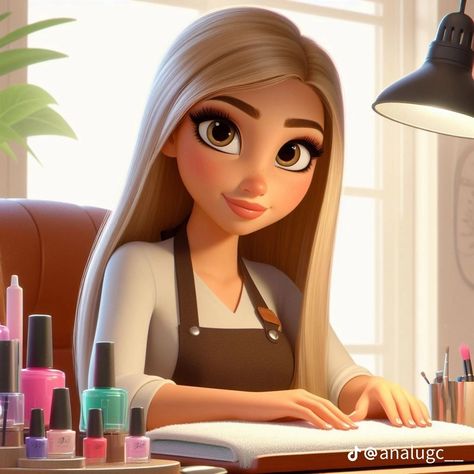 Salon Pictures, Work Nails, Elegant Prom Dresses, Disney Nails, Nail Studio, Dream Nails, Permanent Makeup, Cute Disney, Barbie Girl