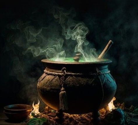 Wizard Library, Witch Pot, Witches Cottage, Room Images, Witch Painting, Male Witch, Witch Cauldron, Witch Room, Witch Queen