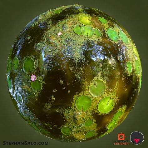 Swamp Texture, 3d Platform, Game Textures, Building Photography, Exo Art, Substance Designer, Digital Texture, Sweet Smell, 3d Texture