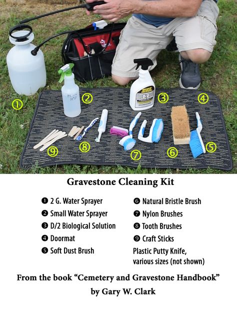 Cleaning Tombstones, How To Clean Tombstones, Clean Grave Stone, Headstone Cleaning, Cleaning Headstones Cemetery, Gravestone Cleaning, Cleaning Gravestones, Grave Cleaning, Family Cemetery Ideas