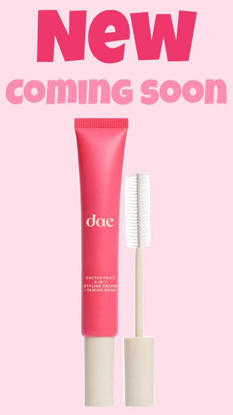 New! Coming Soon! DAE cactus fruit 3 in 1 styling cream with taming wand! New Coming Soon, Cactus Fruit, Styling Wand, New Coming, Styling Cream, Christmas Wishlist, Christmas List, Coming Soon, Back To School