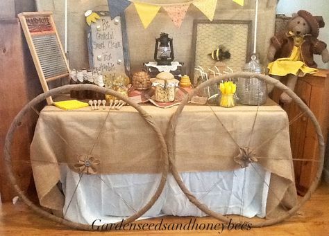 Pioneer Wagon Treat Table Wild Wild West Party, Pioneer Wagon, Pioneer Day Activities, Pioneer Games, Altar Server, Pioneer Activities, Ward Activities, Pioneer Party, Apple Cider Drink