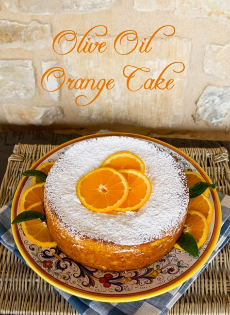 Orange Olive Oil Cake, Olive Oil Cake Recipe, Lemon Olive Oil Cake, Orange Cake Recipe, Italian Cake, Oil Cake, Olive Oil Cake, Sweet Wine, Healthy Cake