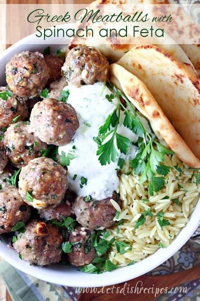 Turkey Meatballs With Spinach, Meatballs With Spinach, Greek Turkey Meatballs, Ground Turkey Recipes Easy, Ground Turkey Meatballs, Greek Turkey, Ground Turkey Recipes Healthy, Greek Meatballs, Cheese Spinach