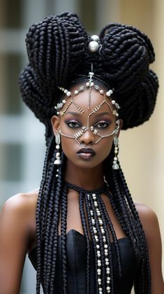 Afro Hair Art, Afro Style, Pelo Afro, Fantasy Hair, Braided Hairstyles Updo, Hair Shows, Afro Punk, African Braids, Creative Hairstyles