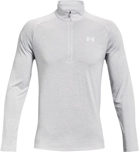 Under Armour Men's Tech 2.0 1/2 Zip Sporty Long Sleeve Quick Dry Long Sleeve Shirt for Men

Modern Running Wear - This warm up jacket for men features long sleeves, a half zip and snug fit, all to ensure comfort and style during workouts.
Versatile Shirt - The long sleeve running top can be worn during hot or cold climates, thanks to its clever design and half-zip up options.
100% Polyester
Machine Wash
Fastening: Zipper
Collar Style: Club Collar
Tech 2.0 1/2 Zip Half Zip Shirt, Half Zip Top, Under Armour Sweatshirt, Men's Long Sleeve T-shirt, Training Tops, Half Zip Pullover, Under Armour Men, Under Armor, Half Zip