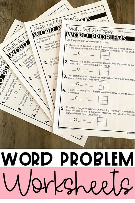 Help students get the word problems they need with these word problems 2nd grade worksheets. Not only am I sharing about these worksheets, but I'm sharing how to support students with those tricky word problems. Read about it here in this blog post. #wordproblems #2ndgrademath Fun Ways To Teach Word Problems, Fourth Grade Math Word Problems, Word Problem Intervention, First Grade Word Problems, First Grade Story Problems, 2nd Grade Math Word Problems Worksheets, Two Step Word Problems Third Grade, Word Problems Second Grade, Word Problem Key Words