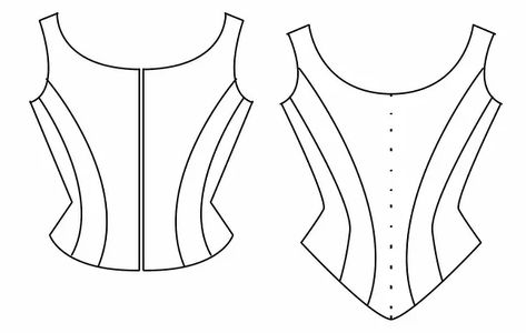 Ballet Bodice Pattern, Free Bodice Pattern Sewing, Free Bodice Pattern, Bodice Pattern Free, Daisy Cosplay, Bodice Styles, Ballet Outfit, Patterns For Fashion, Bodice Pattern