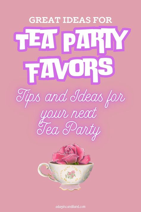 Tea Party Favor Ideas, Tea Ministry, Church Ladies Tea Party, Senior Tea, Scripture Tea, Tea Bag Favors, Tea Party Cupcakes, Tea Party Cookies, Tea Party Desserts