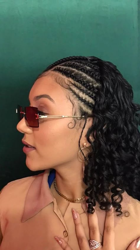 Mixed Curly Hair, Curly Hair Styles Easy, Natural Curls Hairstyles, Hairdos For Curly Hair, Curly Hair Inspiration, Curly Girl Hairstyles, Hair Stylist Life, Box Braids Hairstyles, Hair Photo