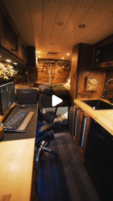 Daily Camper | Vanlife content 🚐💨🏔️ on Instagram: "Chasing the gamer van life dream! @ttthefineprinttt 🚐🎮✨#vanlife #camper #camperlife #campervan #gamerlife #gamer" Cozy Van Life, Campervan Interior Ideas, Cozy Van, Sprinter Van Conversion, Campervan Interior, Camper Life, Sprinter Van, Gamer Life, Van Conversion