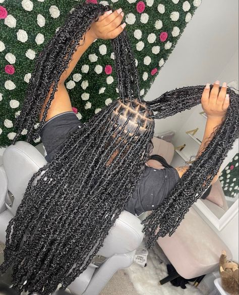 Ocean Locs, Small Butterfly Locs, Small Soft Locs, Infinity Locs, Long Butterfly Locs, Hairstyle Suggestions, Braiding Ideas, Soft Locs, Butterfly Locs