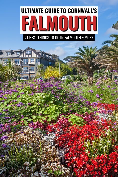 21 Best Things to do in Falmouth Cornwall by a Local | guide to Falmouth UK | things to do in Cornwall | UK travel | Falmouth travel guide | attractions in Falmouth | places to visit in Falmouth | sights inFalmouth | locations in Falmouth | landmarks in Falmouth | day trips from Falmouth | where to eat in Falmouth | places in Falmouth | places to visit in Cornwall | places in England | activities in Falmouth | places in Cornwall | places to visit in England | #Falmouth #Cornwall #UK #England England Activities, Falmouth England, Places To Visit In England, Things To Do In Cornwall, Places In Cornwall, England Travel Guide, Falmouth Cornwall, Places In England, Wales Travel