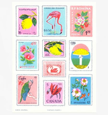 Stamp Illustration, Cute Stamps, Emily Taylor, Aesthetic Drawings, Stamps Art, Postage Stamp Design, Journal Vintage, Risograph Print, Post Stamp