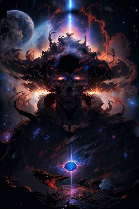 Eldridge Horror, 9 Circles Of Hell, Space Demon, Mad God, Dark Fiction, Celestial Beings, Galaxy Photos, Alien Artwork, Angel Demon