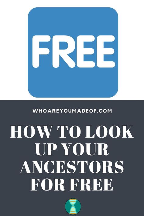 How to Look Up Your Ancestors For Free - Who are You Made Of? Free Genealogy Records, Genealogy Templates, Family History Organization, Free Genealogy Sites, Genealogy Ideas, Photo Organizing, Genealogy Organization, Family Tree Research, Genealogy Websites