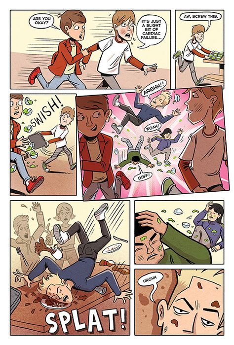 comic art, Spy School The Graphic Novel, middle-grade artwork, graphic novel Spy School, Spy Classroom Sybilla, Spy Vs Spy Comics, Harriet The Spy Book, Fence Graphic Novel, Spy Novels, Middle Grades, Graphic Novel, Comic Books