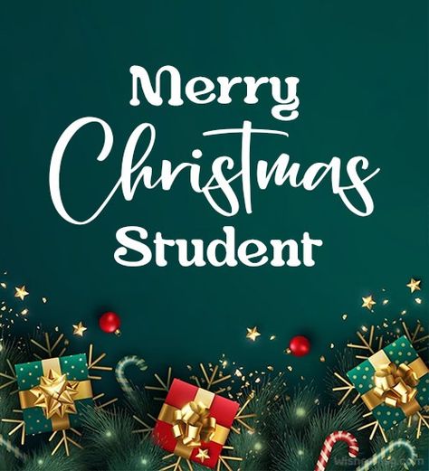 Christmas Wishes For Students From Teacher - WishesMsg Letter To Students, Best Christmas Wishes, Students Christmas, Dear Students, Merry Christmas Wishes, Holiday Break, Christmas Messages, Merry Christmas To You, Merry Christmas To All