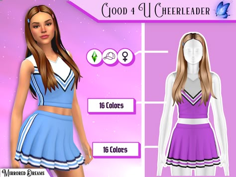 Good 4 U, Sims Free Play, The Sims 4 Packs, Sims 4 Children, Sims 4 Game Mods, Sims 4 Body Mods, Sims 4 Teen, Cheer Outfits, Body Outfit