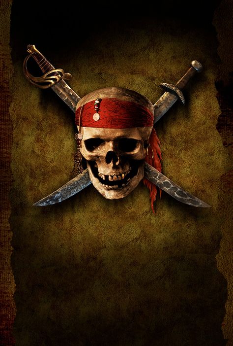 Pirates Of The Caribbean Logo Curse Of The Black Pearl, Kaptan Jack Sparrow, Pirate Tattoo, The Black Pearl, Pirate Art, Caribbean Art, Port Royal, Pirate Skull, Captain Jack Sparrow